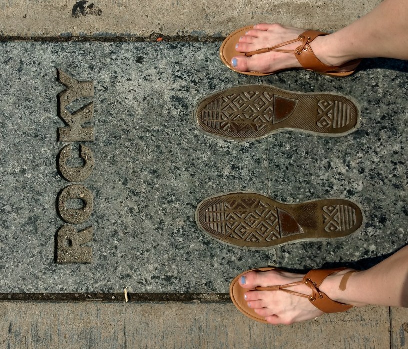 Rocky's footsteps Philadelphia