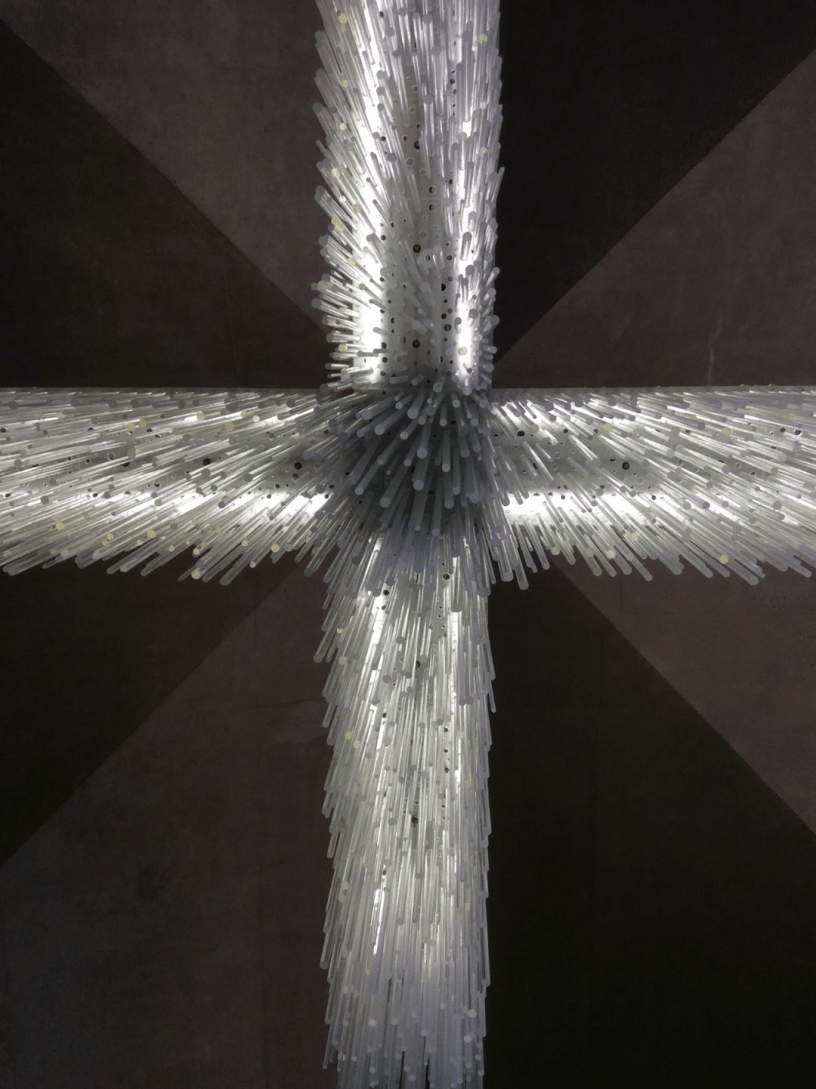 Modernist chandeliers Rohm & Haas Philadelphia