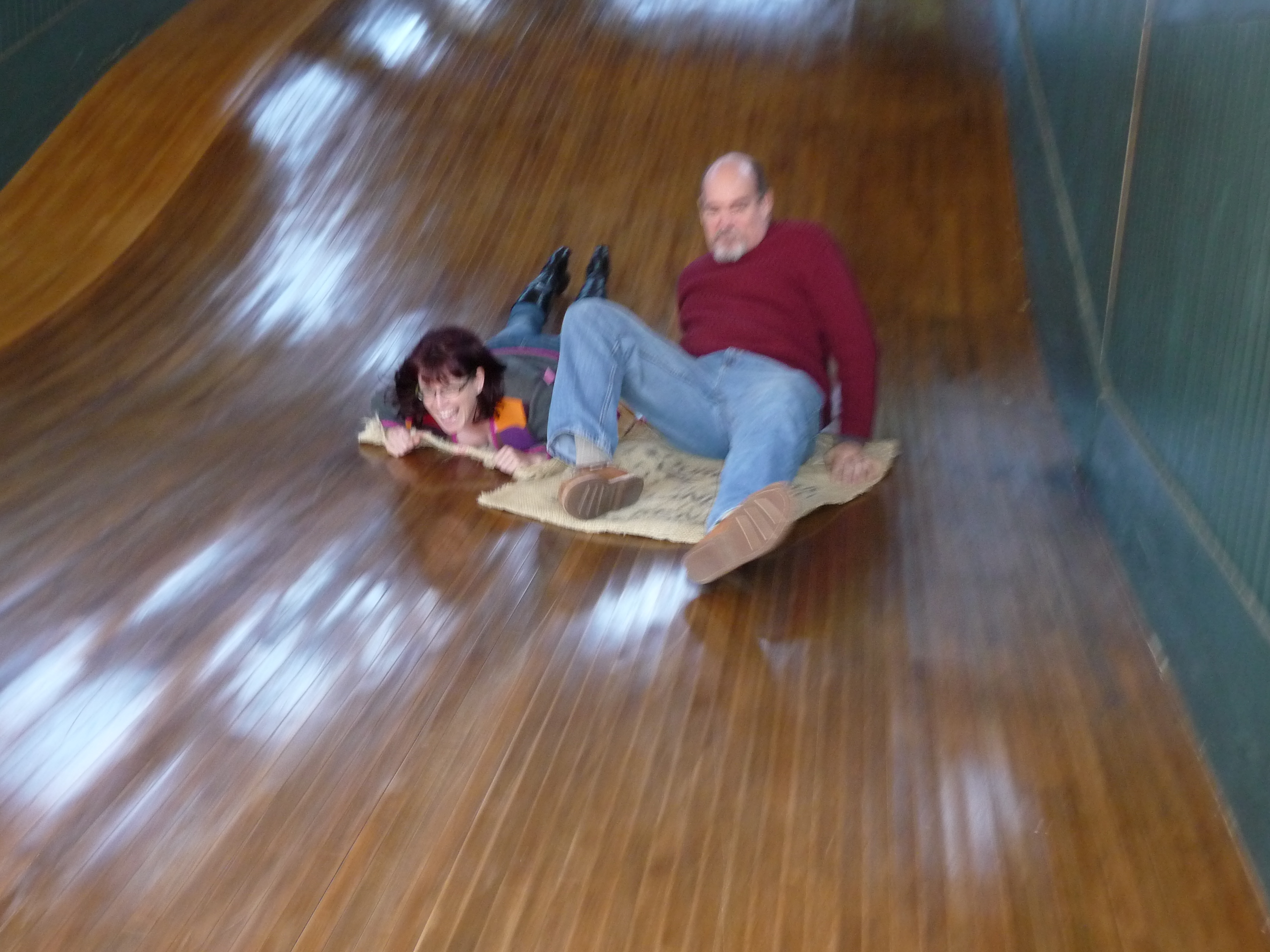 Wooden slide Fairmount Park Philadelphia