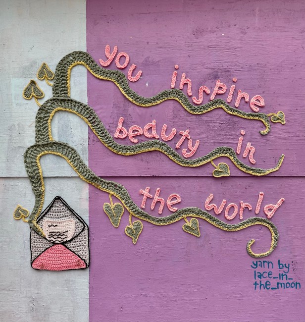 Street art, Lace in the Moon, Philadelphia