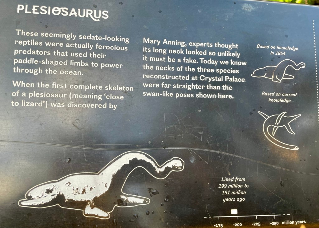 Crystal Palace dinosaurs, London