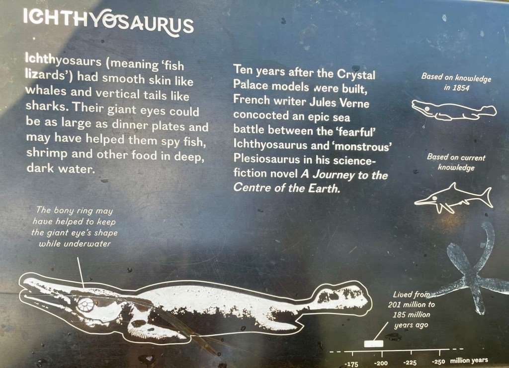 Crystal Palace dinosaurs, London